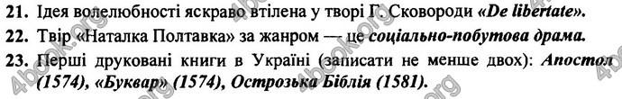 Відповіді ДПА Українська література 9 клас Витвицька 2019. ГДЗ