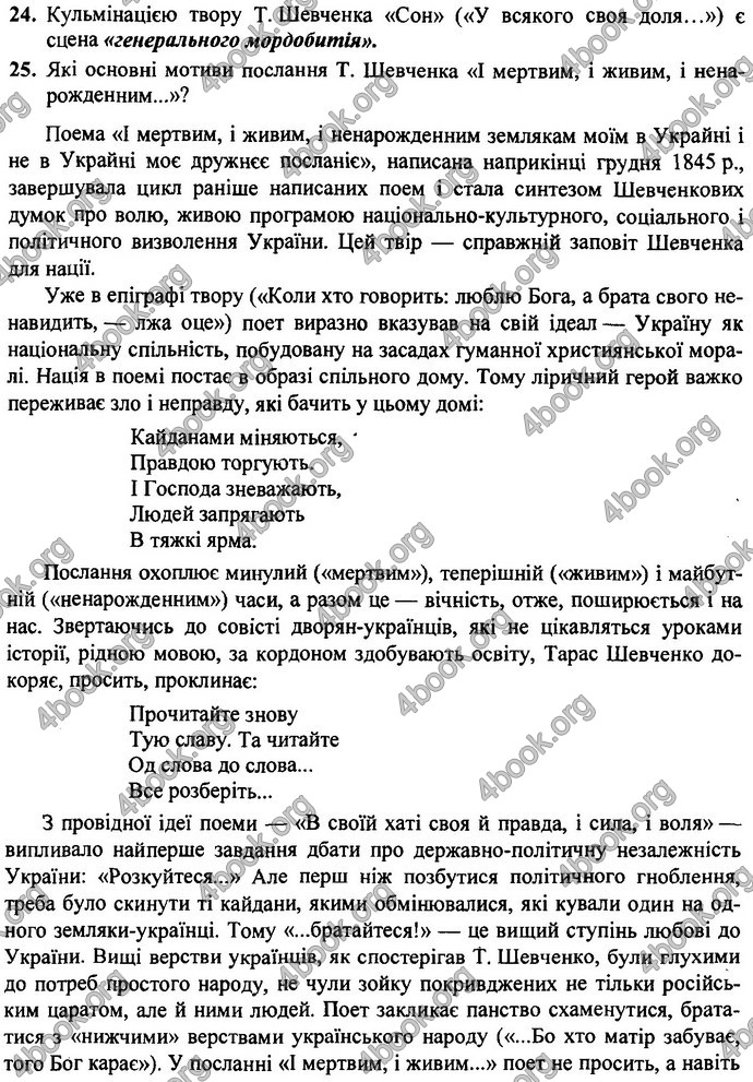 Відповіді ДПА Українська література 9 клас Витвицька 2019. ГДЗ