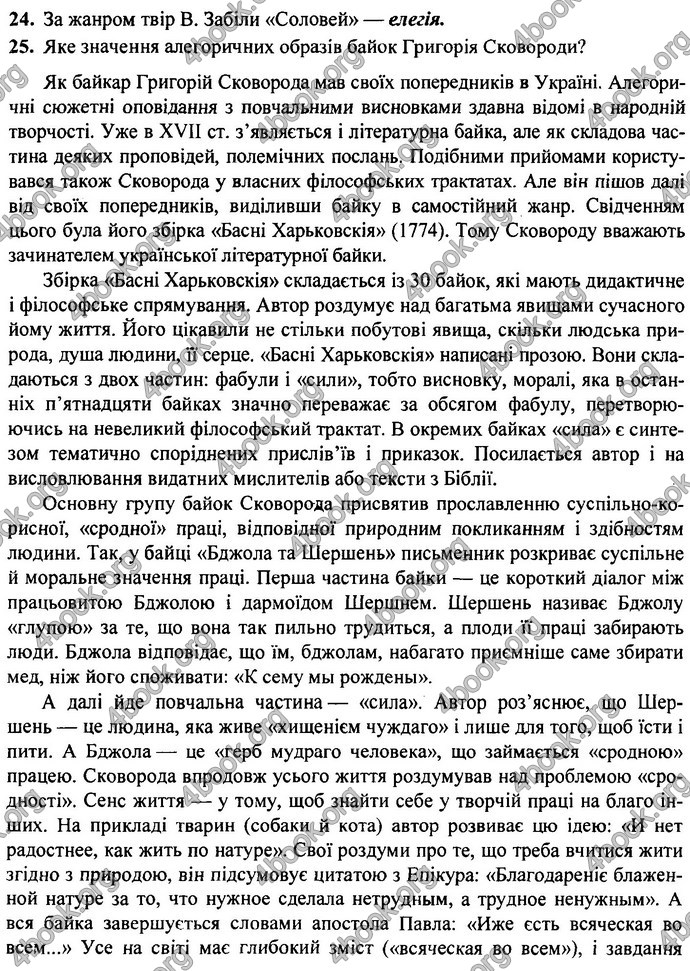 Відповіді ДПА Українська література 9 клас Витвицька 2019. ГДЗ