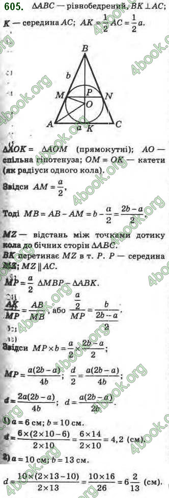 Відповіді Геометрія 8 клас Бурда 2016. ГДЗ