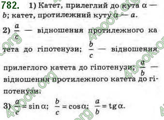 Відповіді Геометрія 8 клас Бурда 2016. ГДЗ