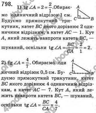 Відповіді Геометрія 8 клас Бурда 2016. ГДЗ