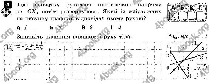 Решебник Зошит контроль Фізика 9 клас Божинова. ГДЗ