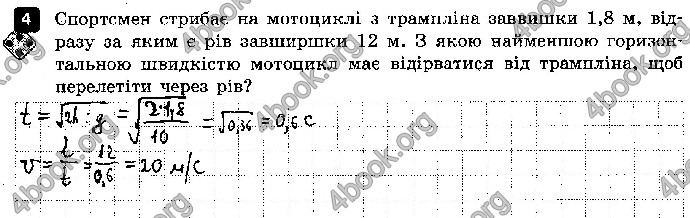 Решебник Зошит контроль Фізика 9 клас Божинова. ГДЗ