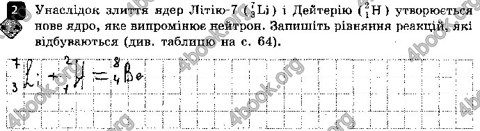 Решебник Зошит контроль Фізика 9 клас Божинова. ГДЗ