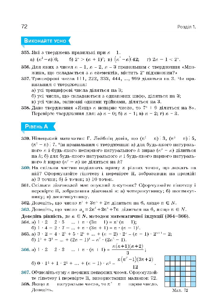 Алгебра 10 клас Бевз 2018