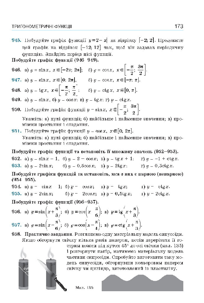 Алгебра 10 клас Бевз 2018