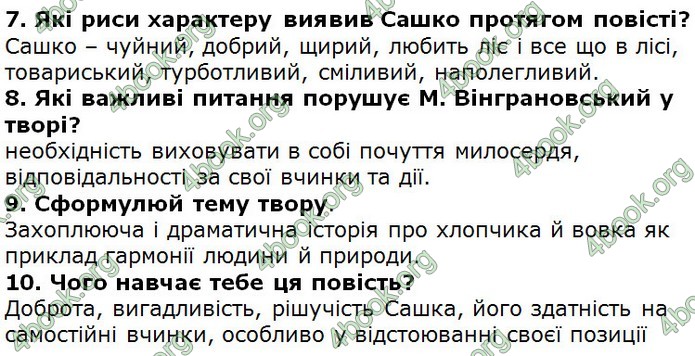 Відповіді Українська література 5 клас Коваленко 2018. ГДЗ