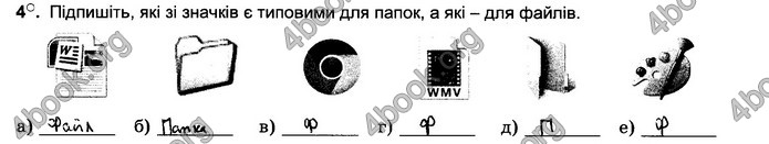 Відповіді Зошит Інформатика 5 клас Ривкінд 2018. ГДЗ