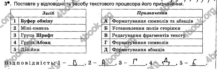 Відповіді Зошит Інформатика 5 клас Ривкінд 2018. ГДЗ