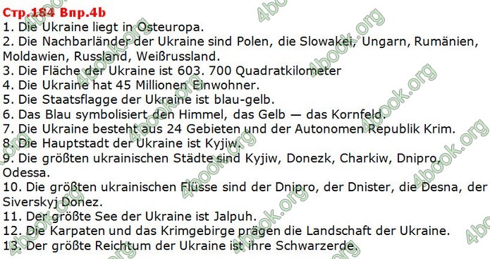 Відповіді Німецька мова 5 клас Горбач 2018. ГДЗ