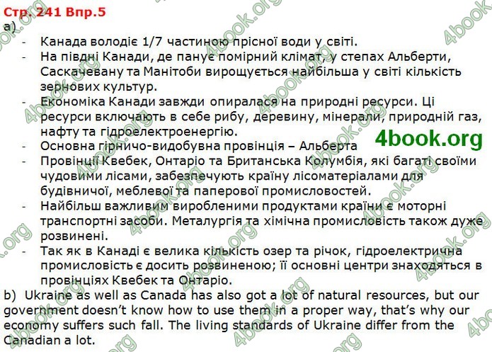 Решебник Англійська мова 10 клас Карпюк 2018. ГДЗ