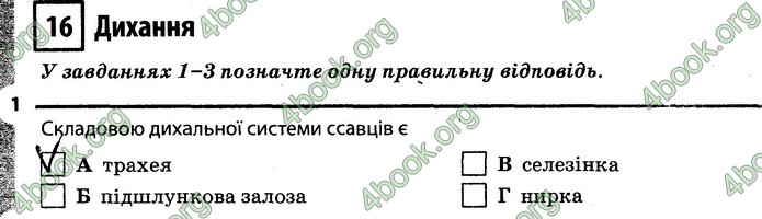 Відповіді Зошит Біологія 7 клас Задорожний. ГДЗ