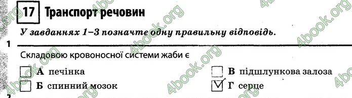 Відповіді Зошит Біологія 7 клас Задорожний. ГДЗ