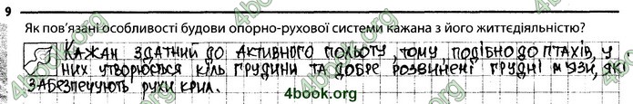 Відповіді Зошит Біологія 7 клас Задорожний. ГДЗ