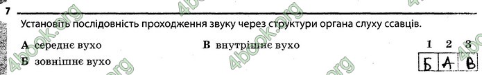 Відповіді Зошит Біологія 7 клас Задорожний. ГДЗ