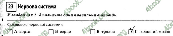 Відповіді Зошит Біологія 7 клас Задорожний. ГДЗ