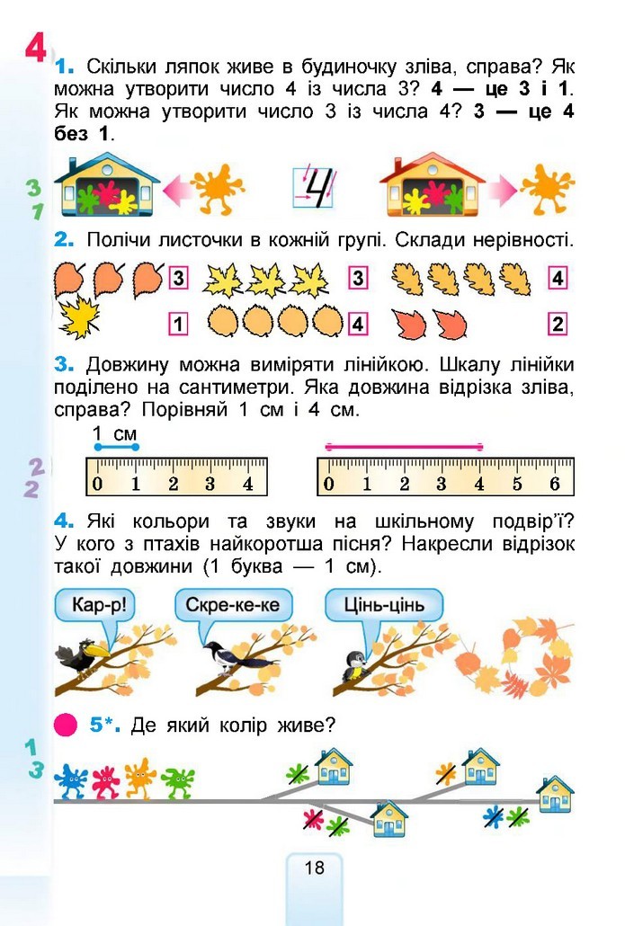 Математика 1 клас Лишенко 2018