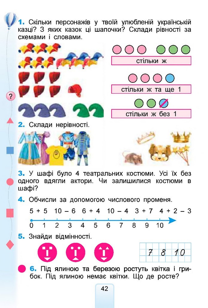 Математика 1 клас Лишенко 2018