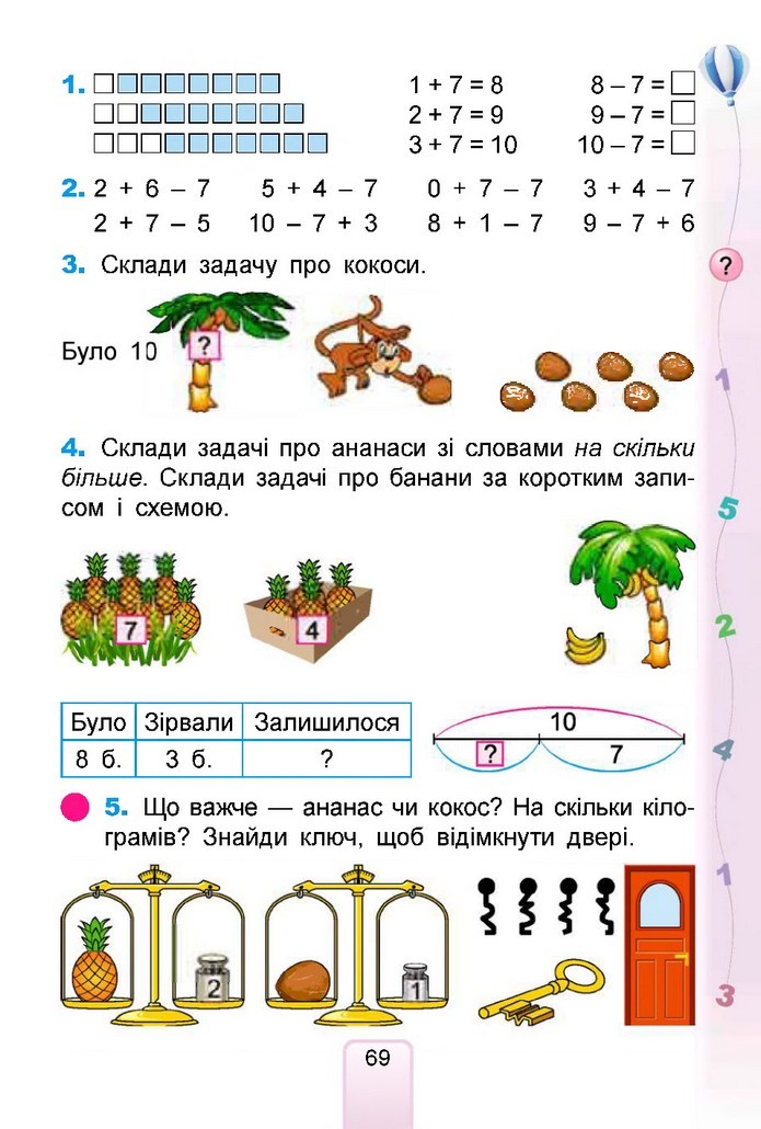 Математика 1 клас Лишенко 2018