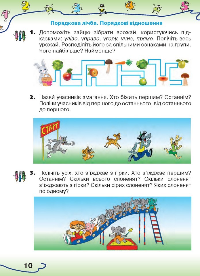 Математика 1 клас Оляницька 2018