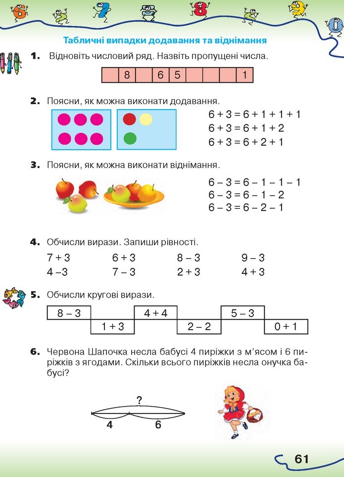 Математика 1 клас Оляницька 2018