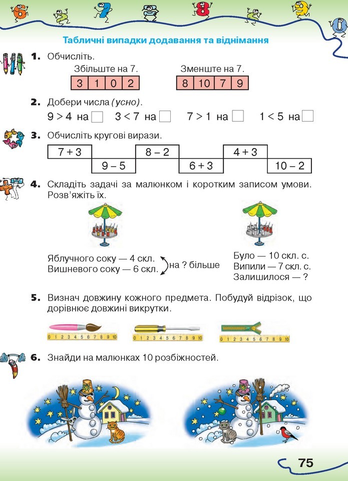 Математика 1 клас Оляницька 2018