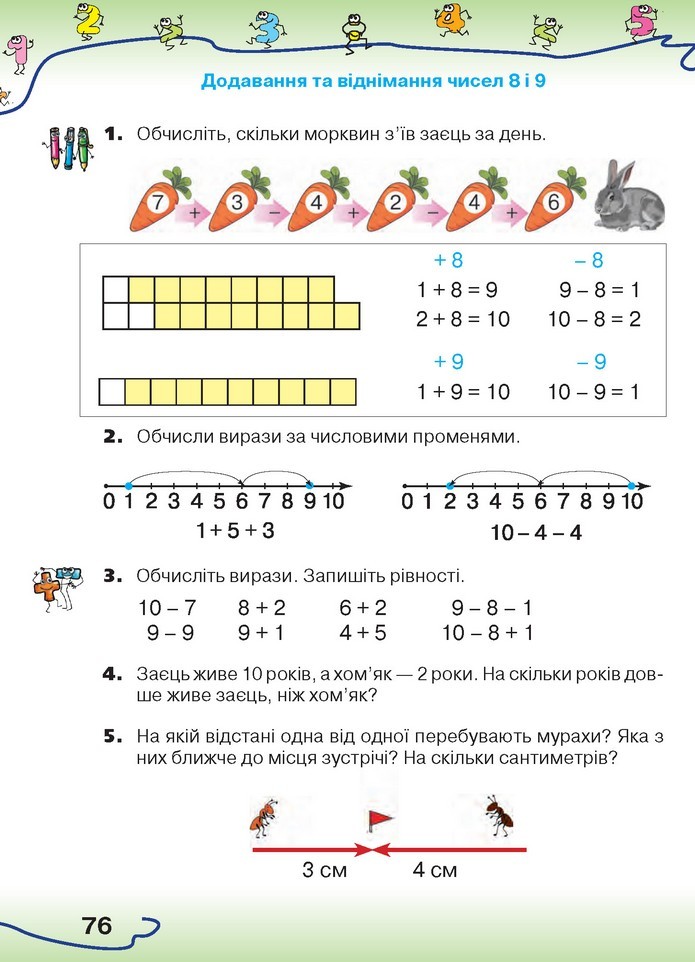 Математика 1 клас Оляницька 2018