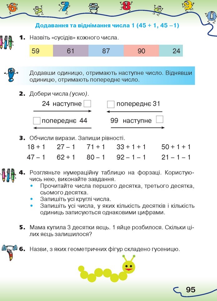 Математика 1 клас Оляницька 2018