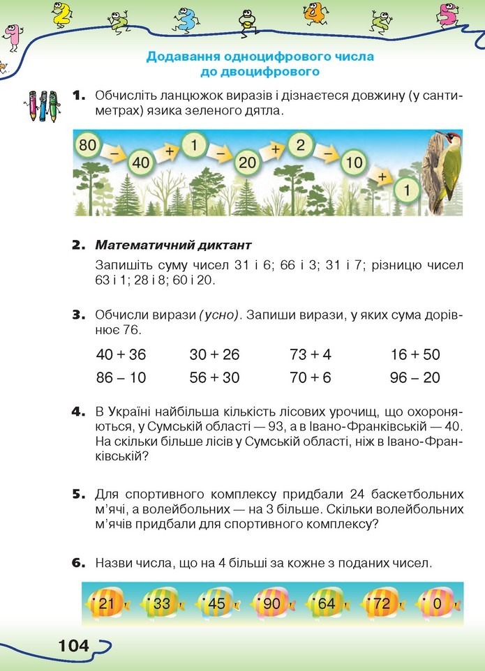 Математика 1 клас Оляницька 2018