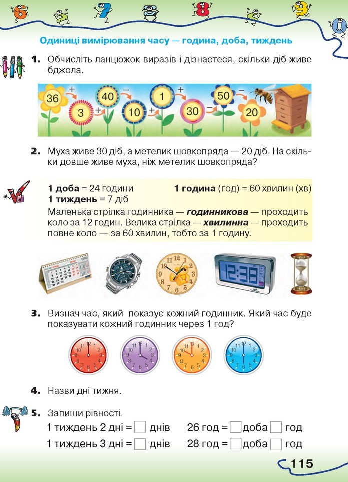 Математика 1 клас Оляницька 2018