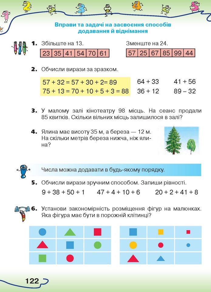 Математика 1 клас Оляницька 2018