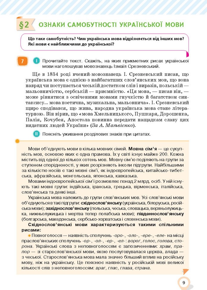 Українська мова 10 клас Ворон 2018
