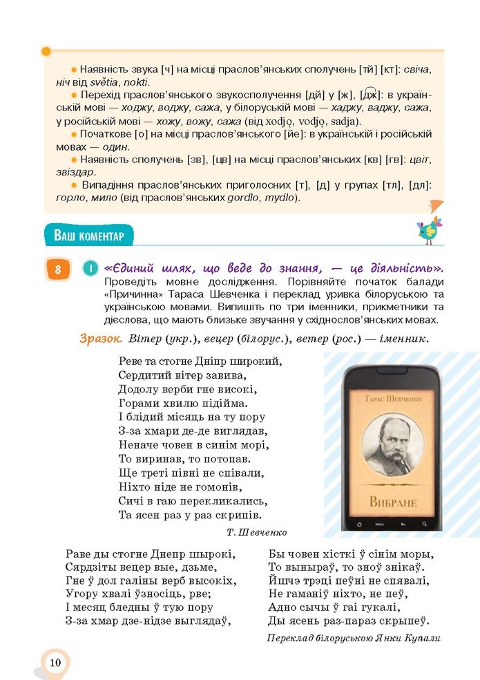 Українська мова 10 клас Ворон 2018