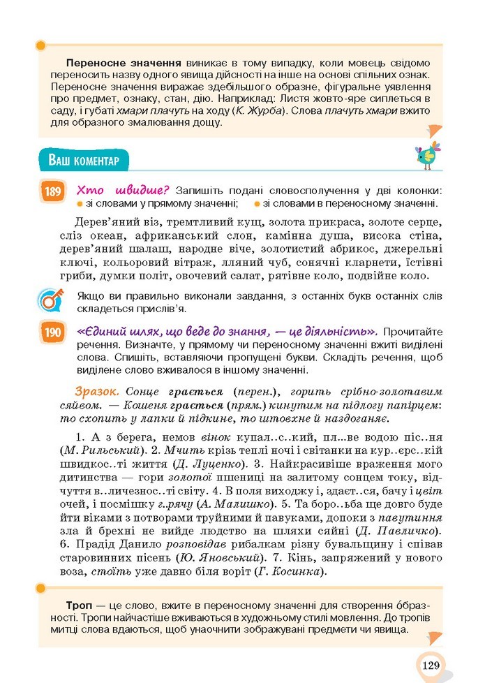 Українська мова 10 клас Ворон 2018