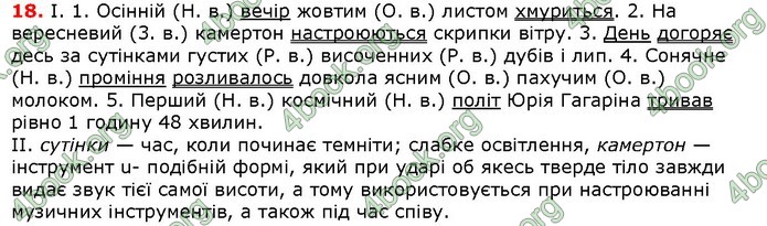 Решебник Українська мова 5 класс Заболотний 2018 (Рус.). ГДЗ