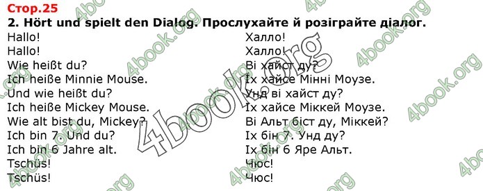 ГДЗ Німецька мова 1 клас Сотникова