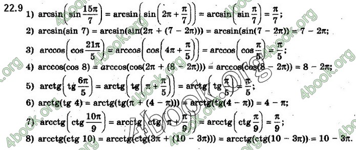 Решебник Алгебра 10 клас Нелін 2018. ГДЗ