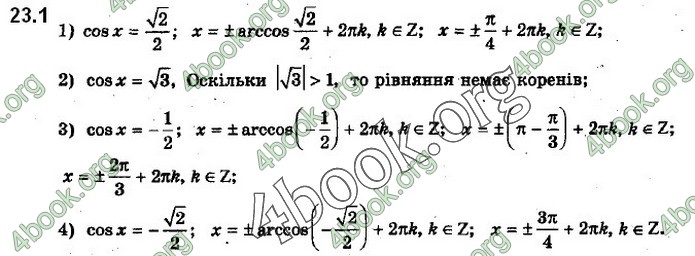 Решебник Алгебра 10 клас Нелін 2018. ГДЗ