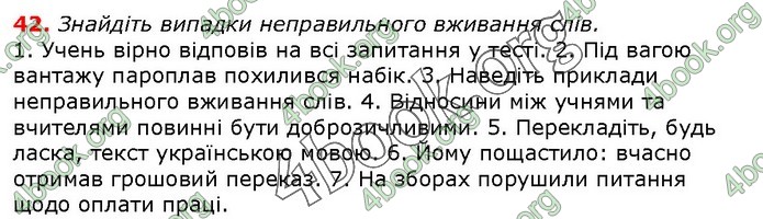 ГДЗ Українська мова 10 клас Заболотний 2018