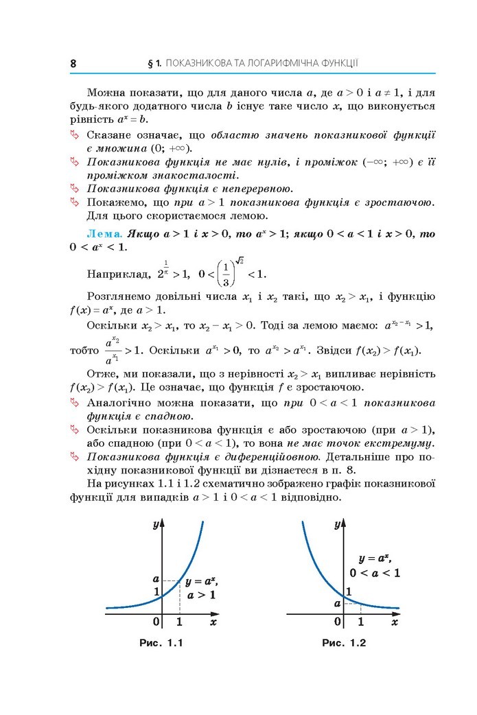 Алгебра 11 клас Мерзляк 2019