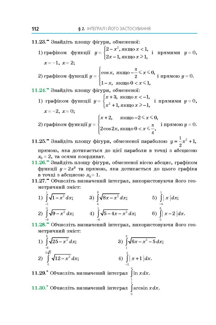 Алгебра 11 клас Мерзляк 2019