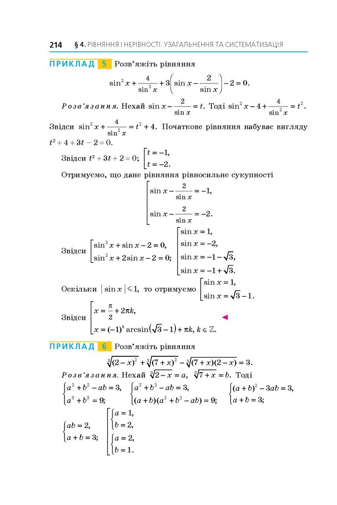 Алгебра 11 клас Мерзляк 2019