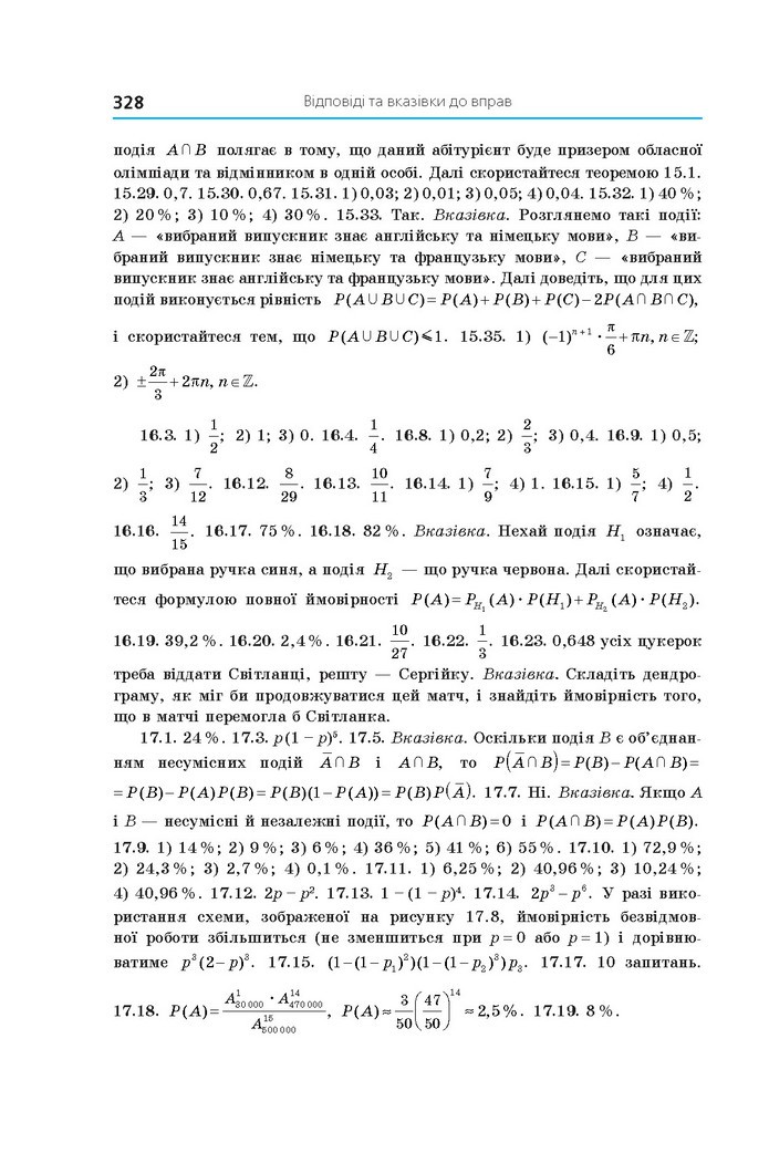 Алгебра 11 клас Мерзляк 2019