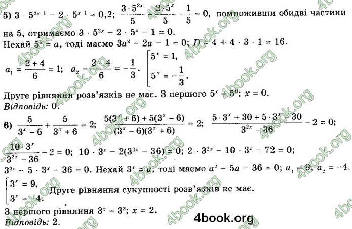 ГДЗ Алгебра 11 клас Мерзляк 2019