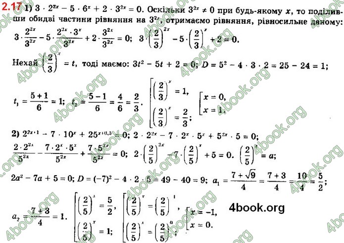 ГДЗ Алгебра 11 клас Мерзляк 2019