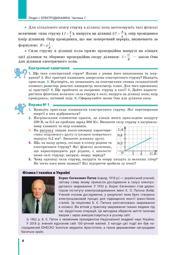 Фізіка 11 клас Бар’яхтар 2019