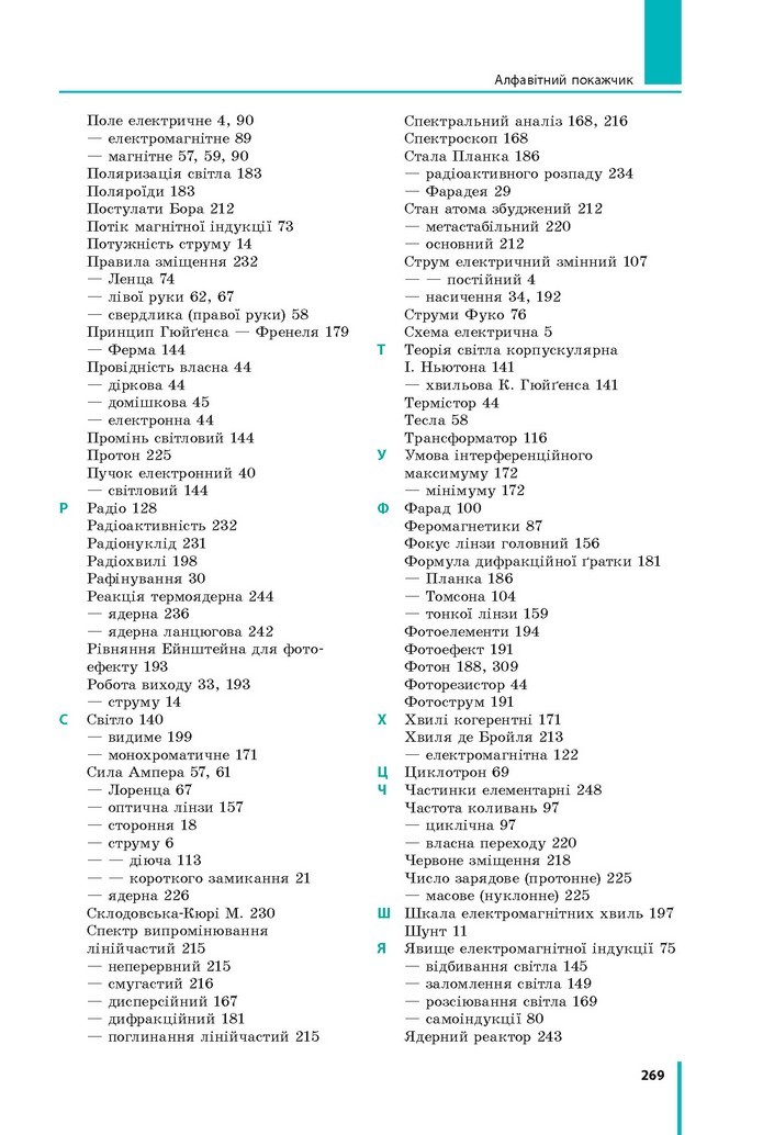 Фізіка 11 клас Бар’яхтар 2019