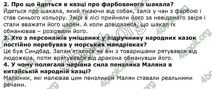 ГДЗ Зарубіжна література 5 клас Волощук 2018