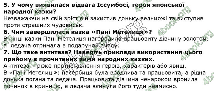 ГДЗ Зарубіжна література 5 клас Волощук 2018